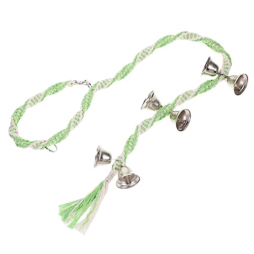 ibasenice Doggy Door Bell Portable Pet Door Accessory Delicate Woven Design Cat Toys for Potty Training