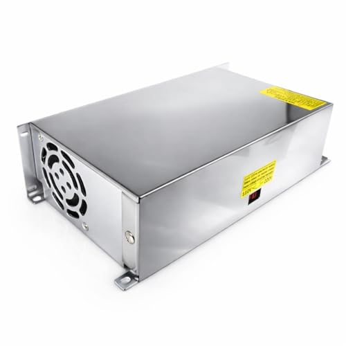 Transformador de 110/220V AC a 24V de 25A para iluminación neon estable 3