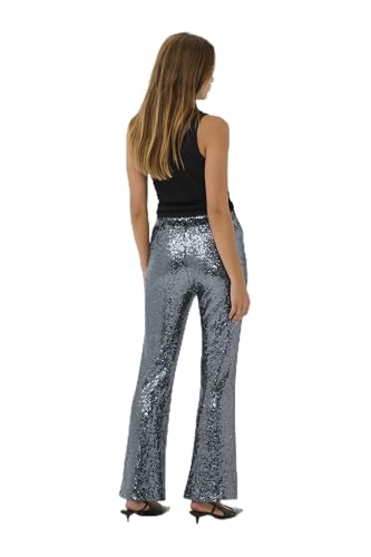 KAFFE Casual Hose KAlau M, Dark Silver