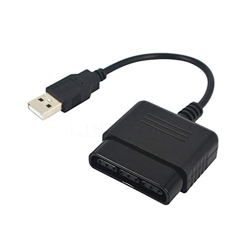 WANGCL USB 2.0 Games Controller Adapter Konverter Kabel für PS2 auf USB Adapter Kompatibel mit Sony PS1 PS2