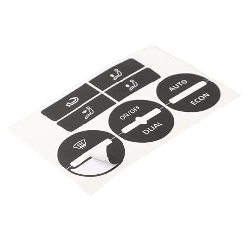 Stickers pour bouton de lève-vitre de Golf Mk5 et climatisation de voiture usée