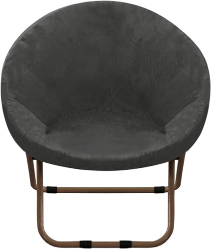 Stretch Round Saucer Chair Cover Slipcover, papasan chair cover Velvet Round Saucer Chair Cover Mid Century Chair Covers Armless Chair Slipcovers Furniture Protector with Elastic Bottom ( Color : C ,