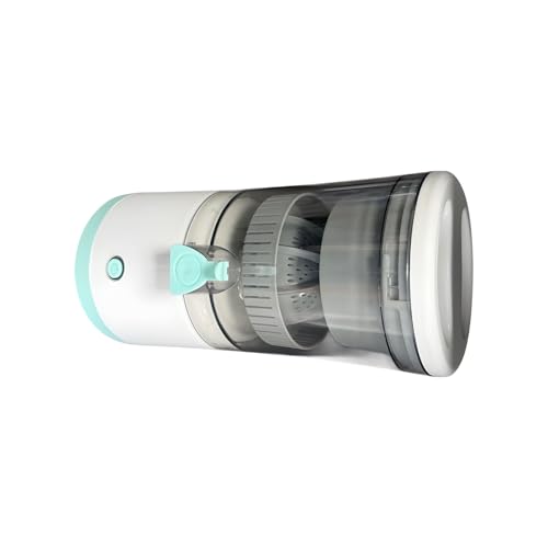 Uqezagpa Presse-agrumes électrique portable avec batterie 7,4 V et chargement USB C pour citrons pamplemousses ABS + PP de qualité alimentaire