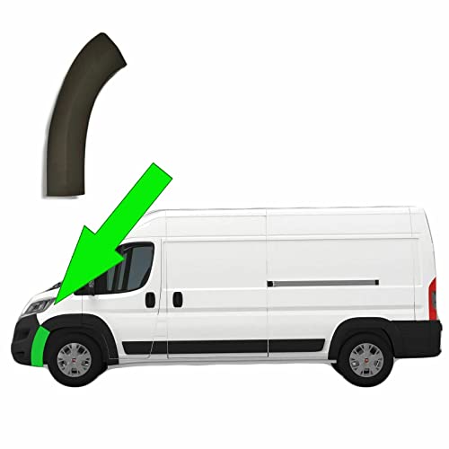 Seintech Plastic SideTrim - Front Wheel Arch Protective Side Moulding Fender Strip Left Passenger Side N/S - Protective Strip Panel Perfect fit for Fiat Ducato 2006-2014 N/S