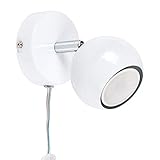 Inkl. Kabel, Stecker & Inline-Schalter - Ideal für Wohn-, Schlaf- & Eßzimmer, & noch vieles mehr!