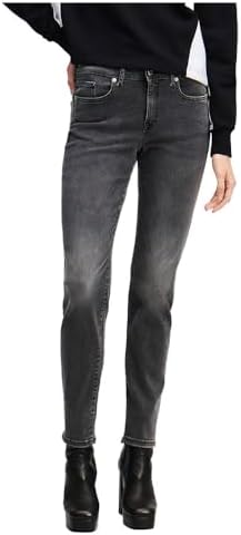 Karl Lagerfeld Jeans Damen Mid Rise Slim Denim Washed Black 2632