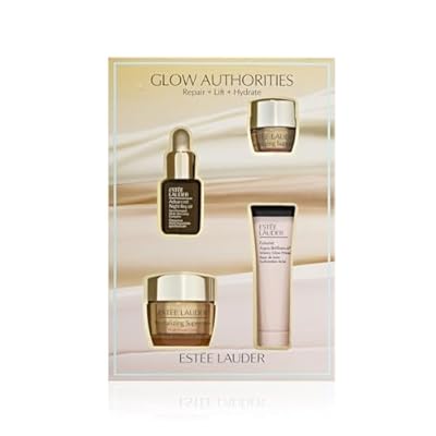 Estée Lauder - Set Glow Authorities - Suero Advanced Night Repair 7 ml + Primer Futurist Aqua Brilliance 15 ml + Crema Revitalizing Supreme+ Youth Power 15 ml + Bálsamo para Ojos Revitalizing Supreme+ | Ya disponible en tu tienda friki favorita! En mundofriki.es!