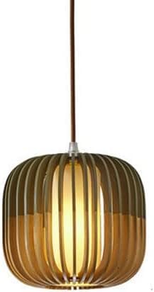 Suspension tissée naturelle nordique lustre rotin décoratif chambre 20cm