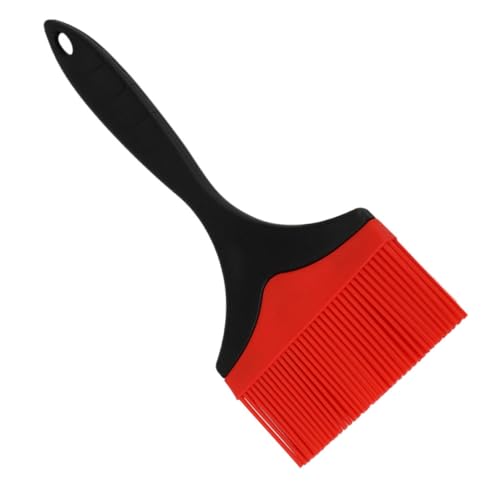 Mikikit Bbq Sauce Brush Multi Use Pastry Brush for Baking Grilling Heat Resistant Dishwasher Safe for Oil Butter Marinades for Bbqs Family Gatherings