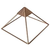 ADATTA PER L'ESPOSIZIONE DI CRISTALLI E OGGETTI: Utilizzala per esporre cristalli, pietre o piccoli oggetti; posiziona gli elementi all'interno o alla base della piramide per creare una composizione spirituale o decorativa ordinata ed elegante.