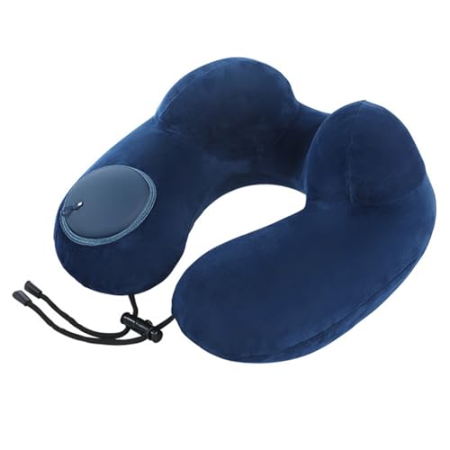 JYDFYP Travel Neck Pillow Compact Inflatable Neck Pillow for Sleeping Airplane Headrest Travel Accessories Inflatable is for Head Support Car Long Distance