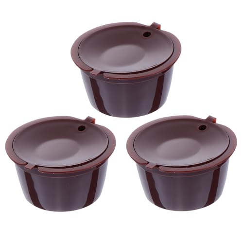 Gadpiparty 3 piezas Filtro para Cápsulas de Café Reutilizable Compatible con Dolce Gusto de Unidades con Malla Fina y Cesta Filtro Accesorios Seguros y Fáciles de Usar para Hogar y Oficina
