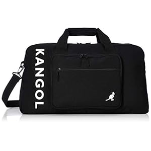 [カンゴール] ボストンバッグ KANGOLボックスロゴ刺繍 軽量多機能 ダブルフェイス 2WAY 約50L