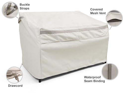 image for Covermates Outdoor Patio Sofa Cover - Premium Polyester, Weather Resis