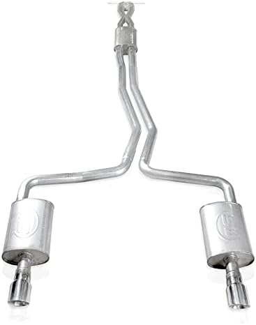 Stainless Works 2010-16 Ford Taurus SHO V6 2-1/2in Catback Chambered Mufflers X-Pipe