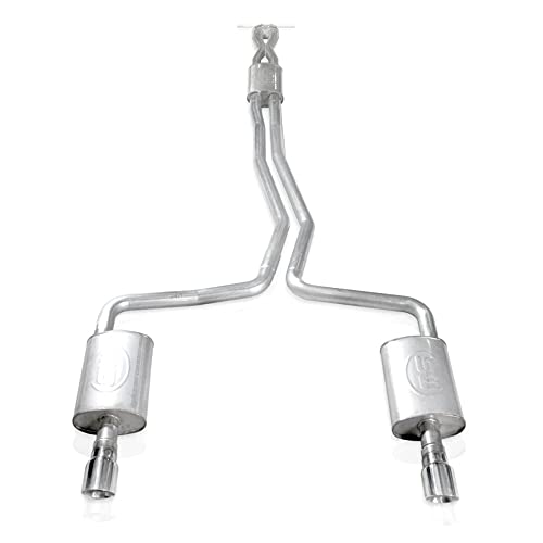 Stainless Works 2010-16 Ford Taurus SHO V6 2-1/2in Catback Chambered Mufflers X-Pipe