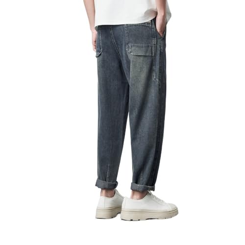 Micro Tapered Jeans, Small Straight Leg Men's Casual Jeans for Men2