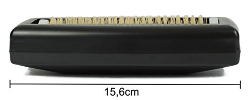 Crumpy Krümelbürste Tischroller Handstaubsauger für Auto Caravan Zuhause (2X Schwarz)