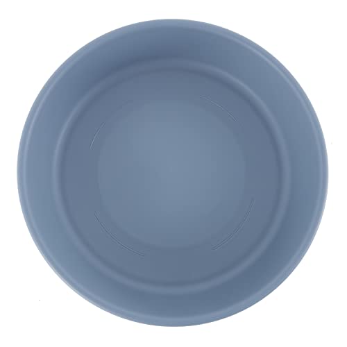 The Hc Companies 14 Inch Round Plastic Classic Plant Saucer - Indoor Outdoor Plant Trays For Pots - 14"X14"X2.5" Slate Blue #TOP2