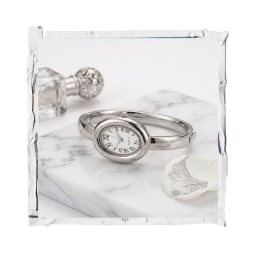 Image of WISEWALKER Women & Girls Premium Quality Oval Dial Bangle Bracelet Watch for Ladies Wrist Watch | Casual | Formal | Traveling | Party Watch for Women