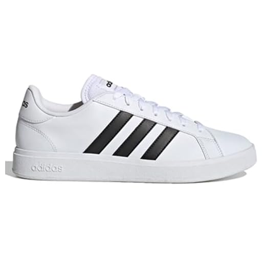 Tênis Adidas Masculino Grand Court Base 2.0 Simp White/core Black Iq5679 40