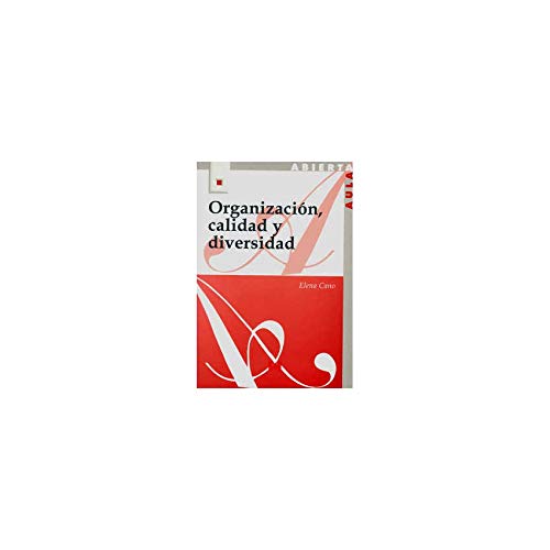 Portada de Organización, calidad y diversidad