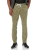 PAIGE Men's Fraser Stretch Twill Cuffed Trouser Pant, Vintage Spanish Moss, 40