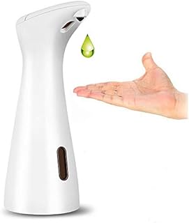 Automatic Soap Dispenser 6.7oz/200ML Touchless Countertop Liquid Lotion Soap Dispensers Pump for Kitchen Bathroom Office(white)