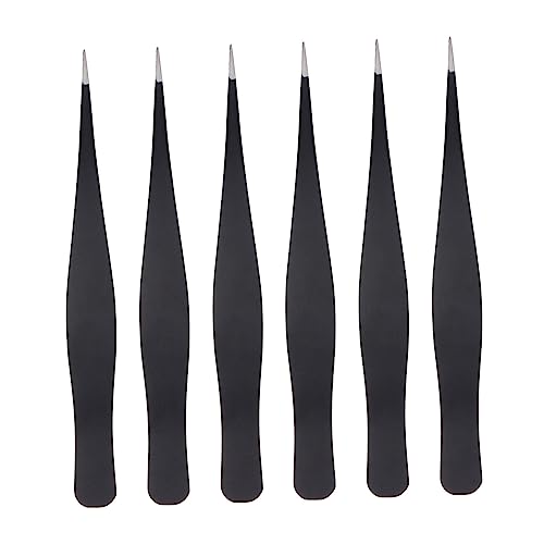 WEKADRIN 3sets Eyebrow Tweezers Set False Eyelash Extension Tweezers Easy to Use Makeup Tool 6pcs*3