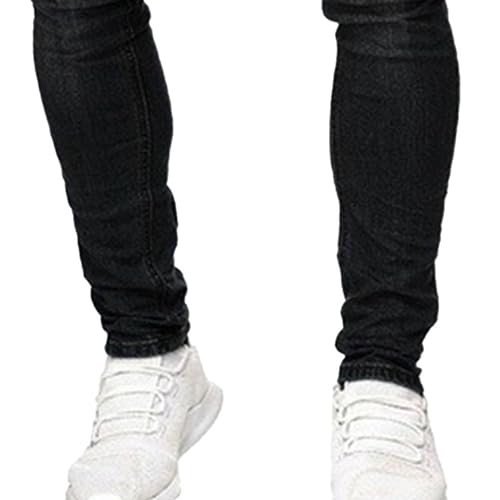 Mens Skinny Jeans Ripped Slim Fit Style with Stretch Fabric for Streetwear and Everyday Casual4