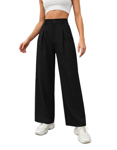 Image of Nermosa High-Waist Korean Trousers with Wide Baggy Fit | Trendy GenZ Streetwear Pants