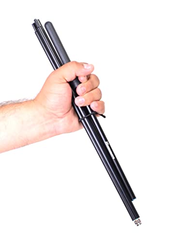 Hammers 39" Bungee Corded Collapsible Shooting Stick Stix Bipod,Black,9Mm #TOP3