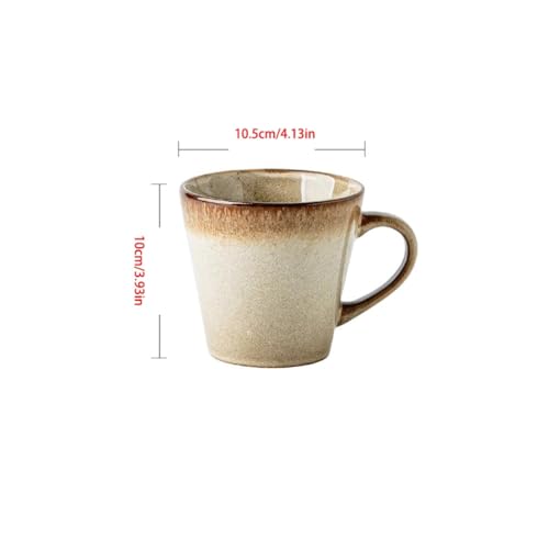 Tasse à café en céramique rétro NEBE pour garder le thé chaud à la maison