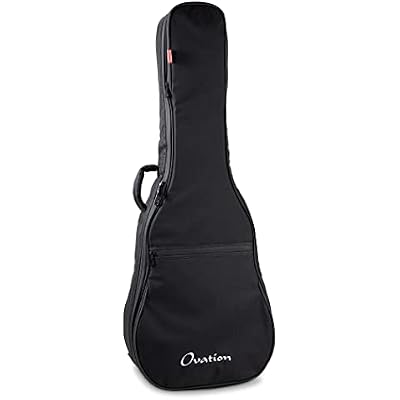 OVATION Deep Bowl/Mid-Depth Guitar Case + 12 Strings