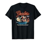 Fender Classic Faster Guitar Motorcycle Tシャツ