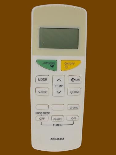 Image of AMAZOR Ac Remote- Model 132 C ARC484A1 Compatible with Daikin Ac Remote Original | Suitable for 1 | 1.2 | 1.3 | 1.5 | 1.8 | 2 | 2.2 | 2.5 | 3 Ton Split and Window Air Conditioner