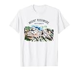 Mount Rushmore South Dakota Vintage Watercolor Travel T-Shirt