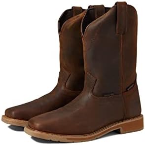Justin Boots SE3101 Men's Justin Pecan Brown Water Buffalo 11 Buster Pecan Brown Top Steel Toe Work | Image 3
