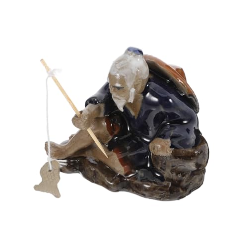 Figurine miniature de chinois pour créer un paysage zen d'aquarium