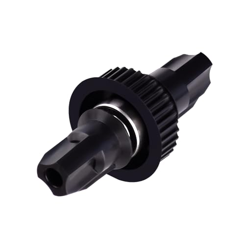XYgdhqpt 1Pc Brush Roll Center Gear Wheel,Black Wear-Resistant Plastic