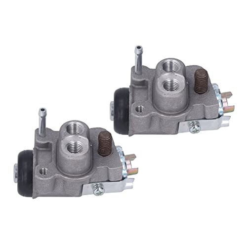 Aramox 2 Peças Conjunto de Cilindro de Freio da Roda Dianteira Esquerda Substituição de Borracha de