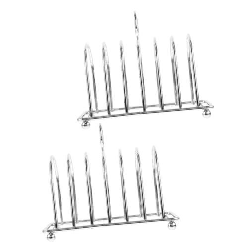 Support de métallique robuste en acier inoxydable pour toasts durables - 2