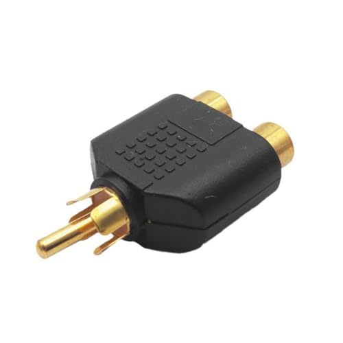 Mono Y Adapter Splitter Cable Adapter 1 Male to 2 Female Conversion Reliabled