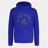 Le Coq Sportif - SPE Hoody #8 Bambino - Felpa con Cappuccio Morbido 96% Cotone 4% Elastan - Abbigliamento Versatile Sport Tempo Libero Quotidiano - Taglia 10 Anni - Cobalto