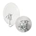 Diesl.com - Kit Antenas parabólicas de televisión satélite Digital - 50cm +...