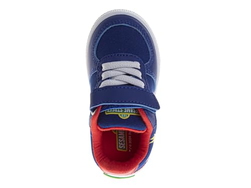 Sesame Street Elmo Sneakers for Boys - Lightweight Breathable Shoes with Strap Laceless Sneaker (Sizes: 5-10 Toddlers / 11 Little Kids)4