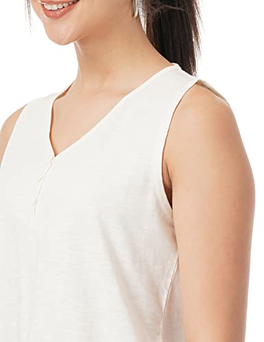 Image of FYLTR Women's 100% Cotton Sleeveless | V-Neck Regular Fit Top | Western Tops for Women