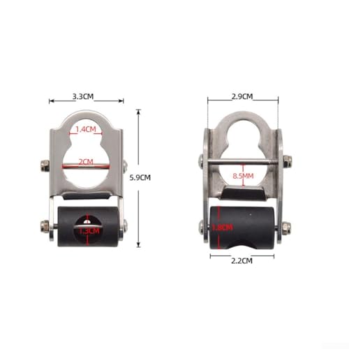 Sangles d'aileron de plongée en acier inoxydable 304 durable