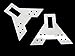 US Metal Works 2 X 4 Gun Target Stand Brackets