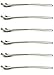 Tiny Salt Condiment Spoon, 6 pc set